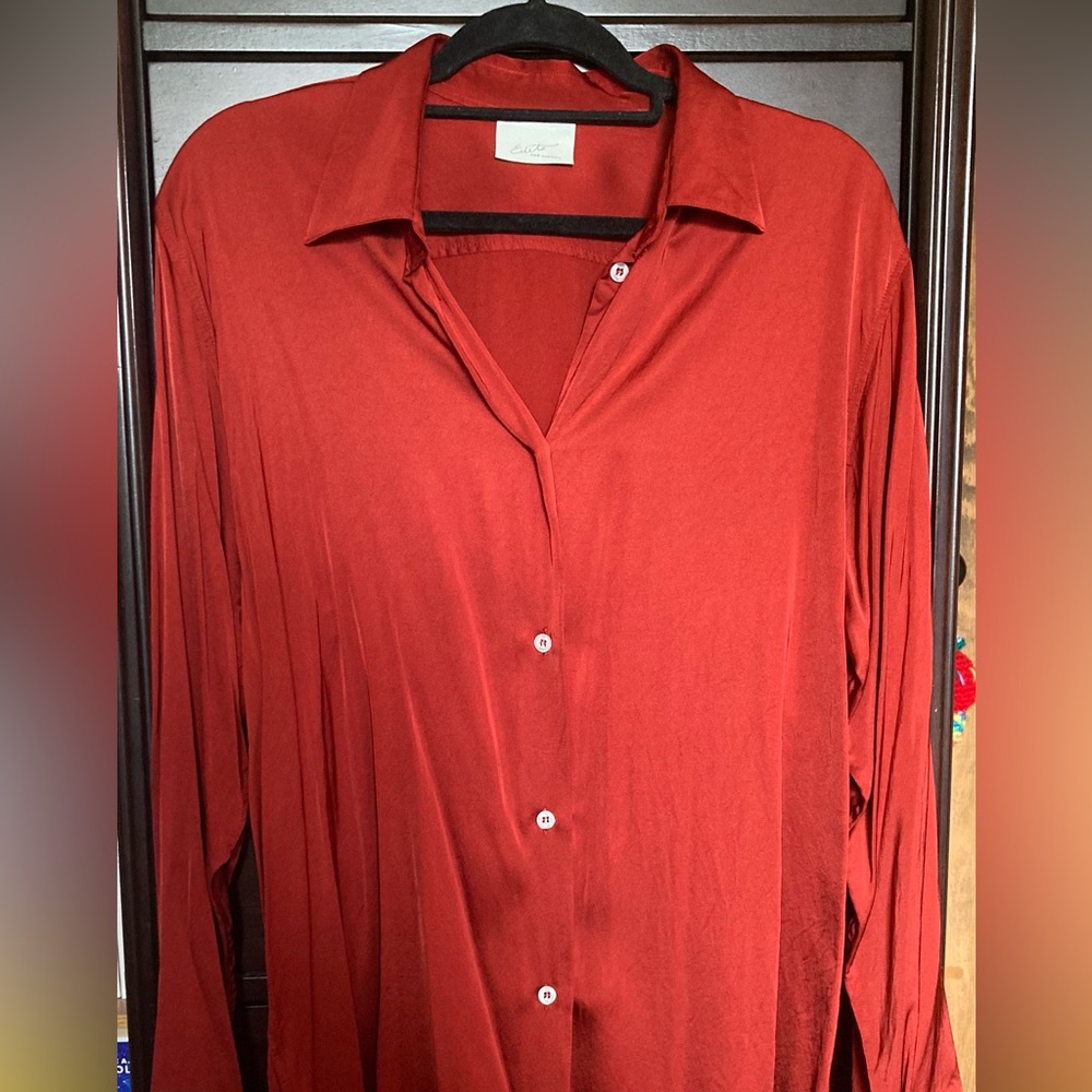 Simons Rust Red Women's Blouse